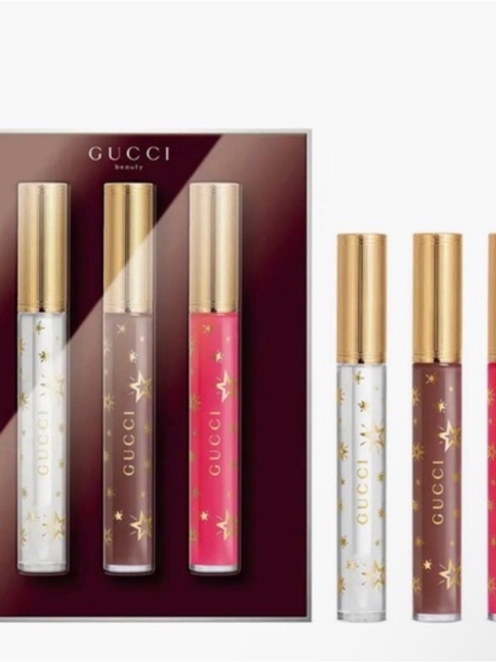 Gucci Gloss à Lèvres Plumping Lip Gloss
3-Piece Festive Gift Set